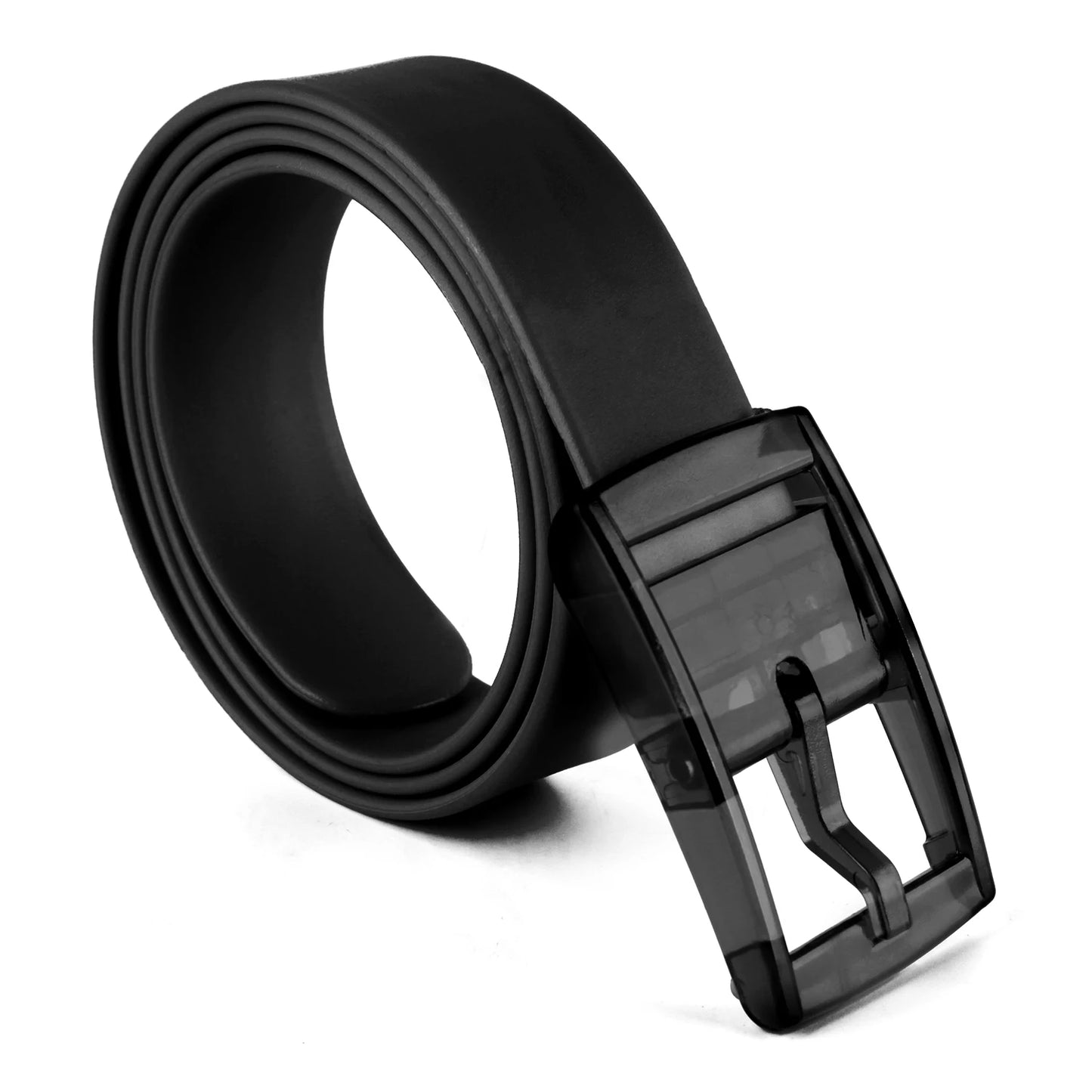 Fairway Flex™ Adjustable Rubber Golf Belt – Waterproof, Allergy-Free Cut-to-Fit Fashion Belt