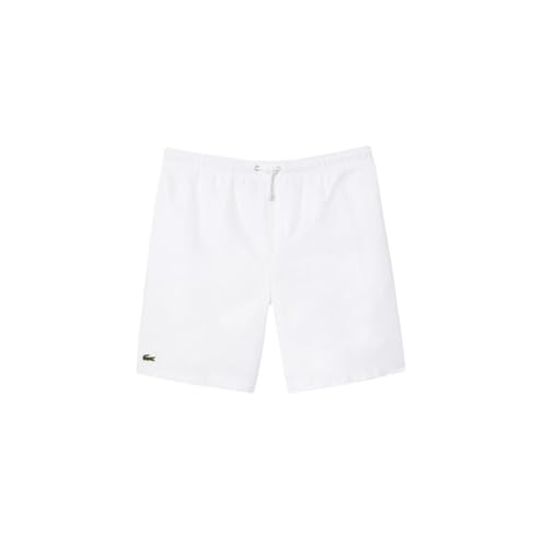 Lacoste Men's Sport Tennis Solid Diamond Weave Shorts