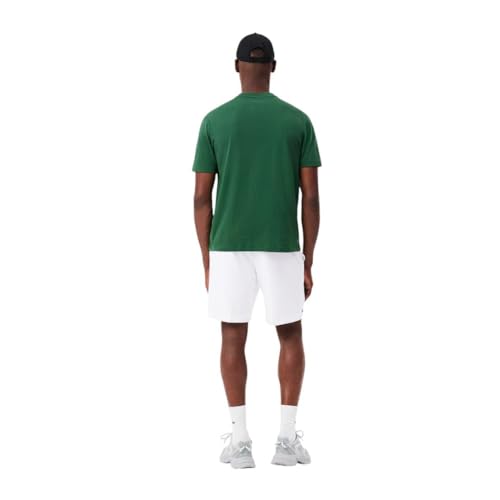 Lacoste Men's Sport Tennis Solid Diamond Weave Shorts