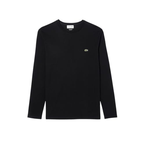 Lacoste Men's Long Sleeve Jersey Pima Regular Fit Crewneck T-Shirt