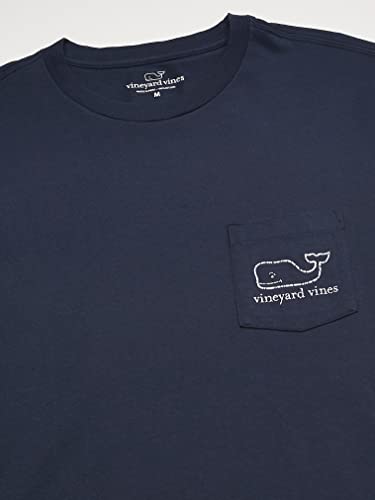 vineyard vines Men's Short-Sleeve Vintage Whale Pocket Tee