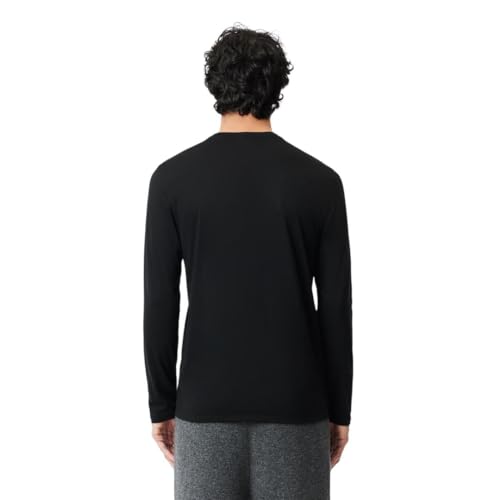 Lacoste Men's Long Sleeve Jersey Pima Regular Fit Crewneck T-Shirt