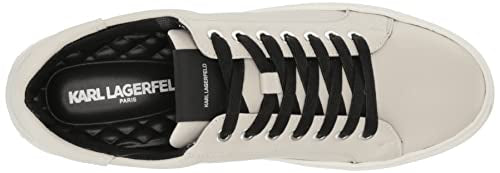 KARL LAGERFELD Men's Recycled Leather Low Top Sneaker