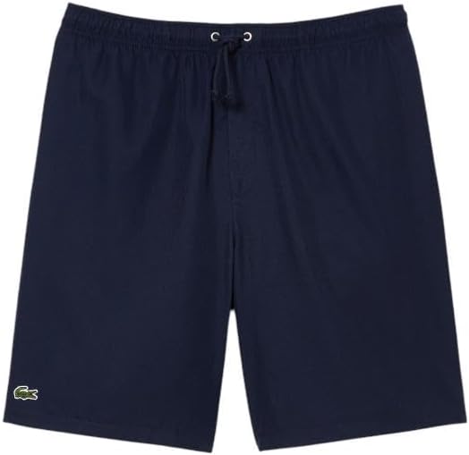 Lacoste Men's Sport Tennis Solid Diamond Weave Shorts