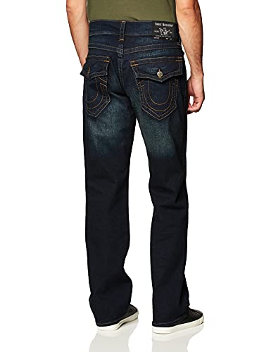 True Religion Men's Ricky Straight Leg Jean with Back Flap Pockets