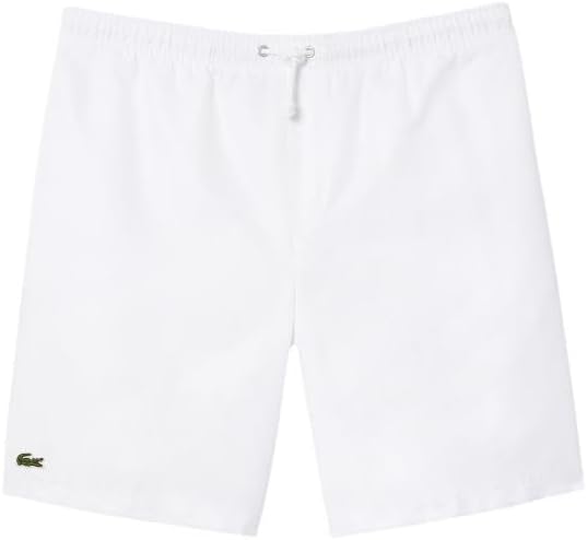 Lacoste Men's Sport Tennis Solid Diamond Weave Shorts