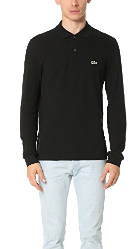 Lacoste Mens Classic Long Sleeve Pique Polo Shirt