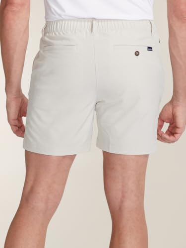 Chubbies Everywear Mens Shorts Casual 6-Inch Inseam, Elastic Waist, Water-Resistant, Zipper Pocket, Drawstring Secure Fit