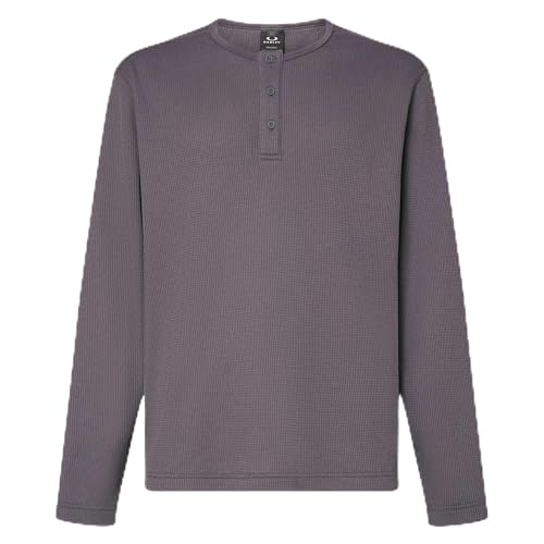 Oakley Men's All Day Waffle Long Sleeve Henley Tee