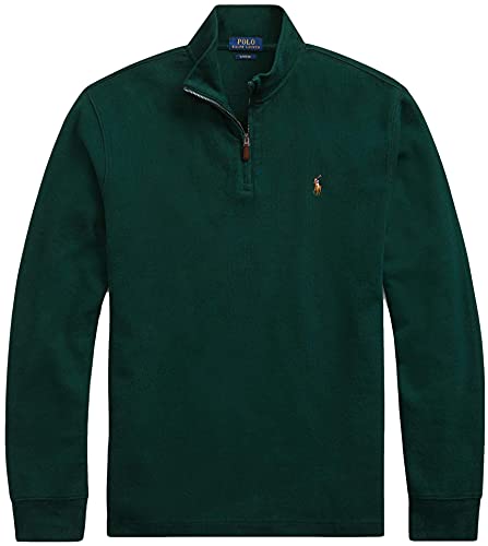 POLO RALPH LAUREN Men's Classic Estate-Rib Quarter-Zip Pullover Sweater