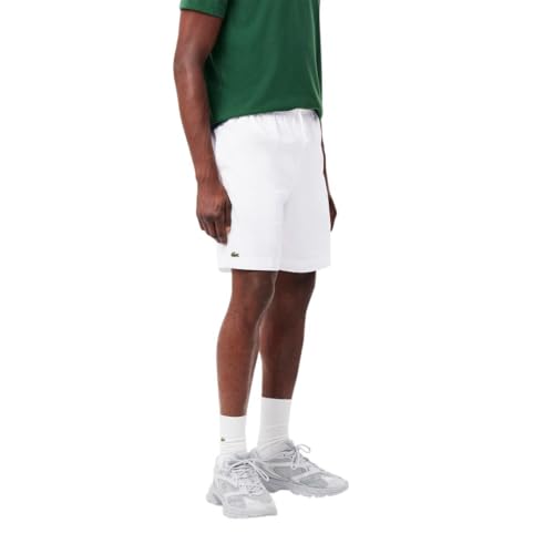 Lacoste Men's Sport Tennis Solid Diamond Weave Shorts