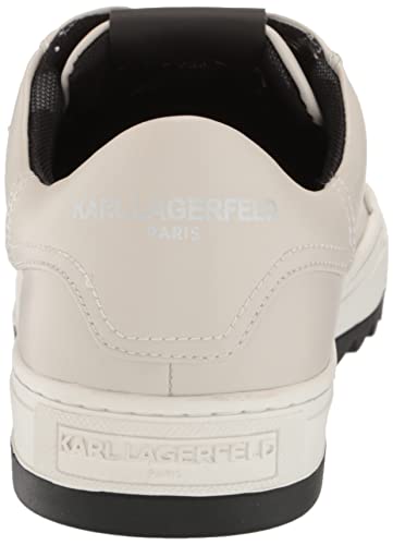 KARL LAGERFELD Men's Recycled Leather Low Top Sneaker