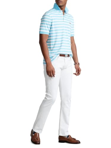 Polo Ralph Lauren Mens Custom Slim Fit Interlock Polo Shirt