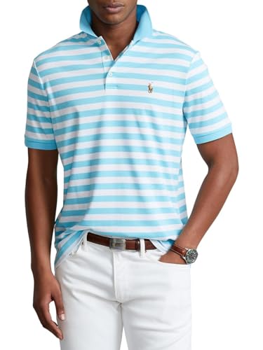 Polo Ralph Lauren Mens Custom Slim Fit Interlock Polo Shirt