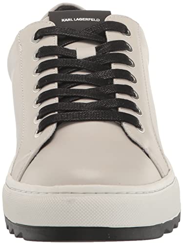 KARL LAGERFELD Men's Recycled Leather Low Top Sneaker