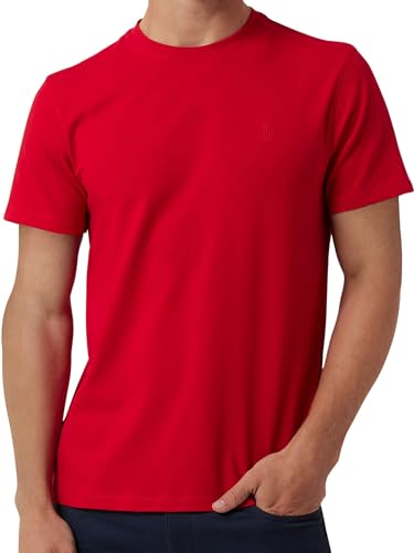 DKNY Mens T-Shirts - Luxury Men's T-Shirts | Classic Fitted Short Sleeve Crew Neck T-Shirts for Men | Plain Tshirts for Men