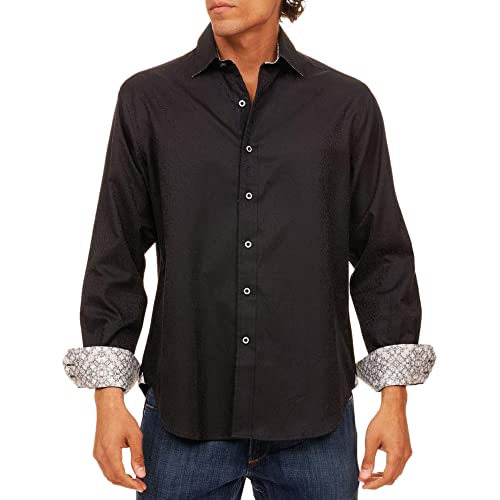 Robert Graham Men’s Windsor Long-Sleeve Shirt, Button-Up Shirt for Men