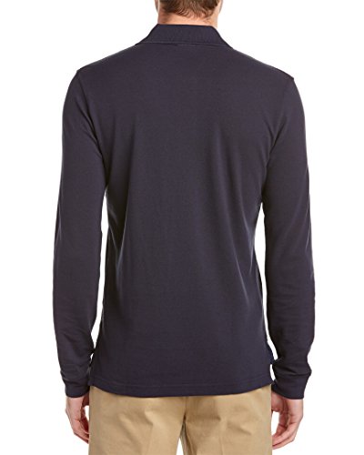 Brooks Brothers Mens Slim Fit All Mesh Cotton Long Sleeve Polo Shirt