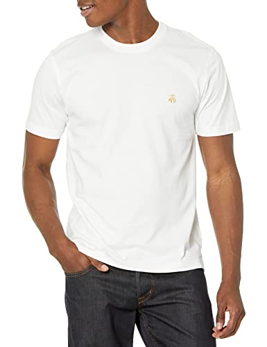 Brooks Brothers Men's Short Sleeve Cotton Crew Neck Logo T-Shirt