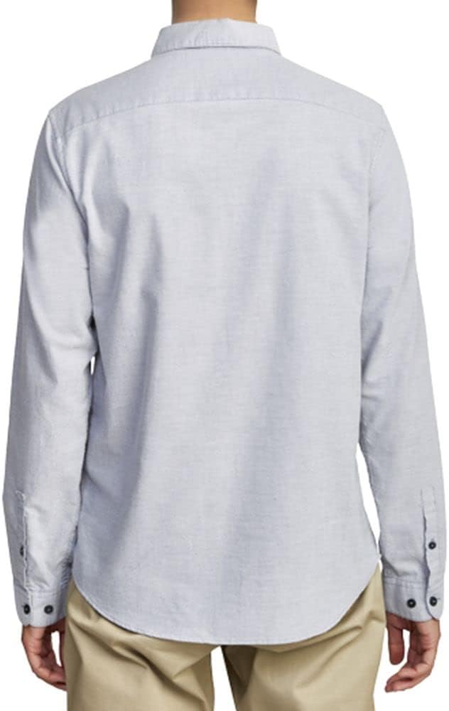 RVCA Men's Thatll Do Stretch Long Sleeve Woven Button Front Shirt