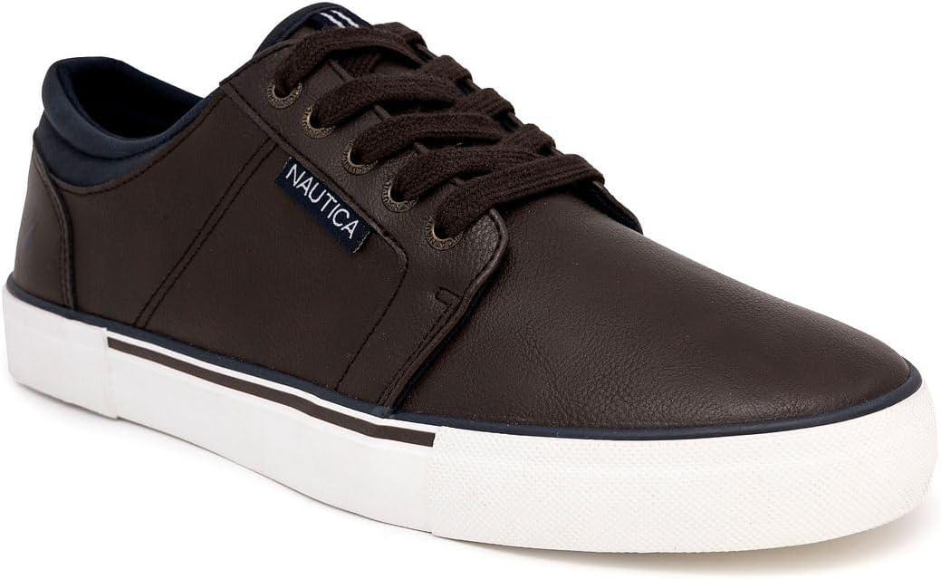 Nautica Men's Classic Lace-Up Boat Shoes Low Top Fashion Sneaker - Stylish and Comfortable Casual Shoe