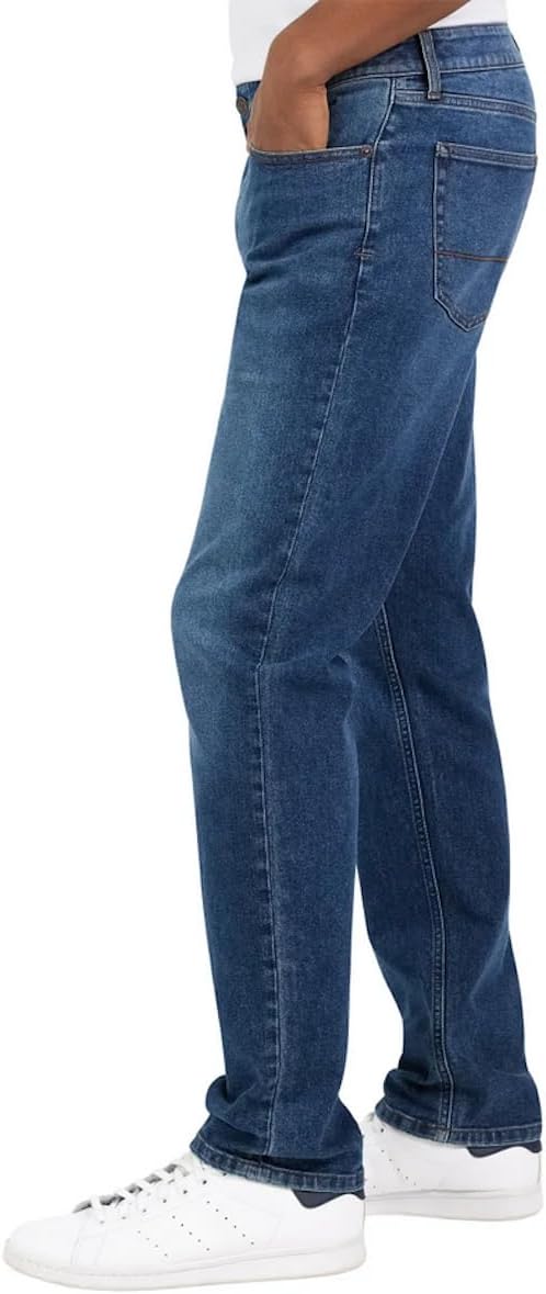 IZOD Saltwater Men's 5 Pocket Straight Fit Comfort Stretch Denim Jean