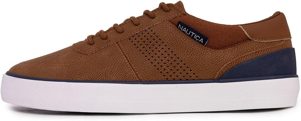 Nautica Men's Classic Lace-Up Boat Shoes Low Top Fashion Sneaker - Stylish and Comfortable Casual Shoe