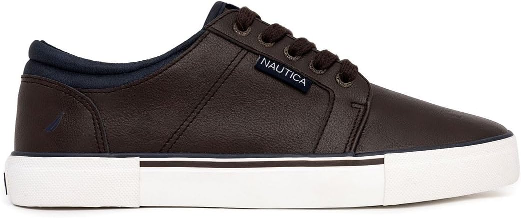 Nautica Men's Classic Lace-Up Boat Shoes Low Top Fashion Sneaker - Stylish and Comfortable Casual Shoe