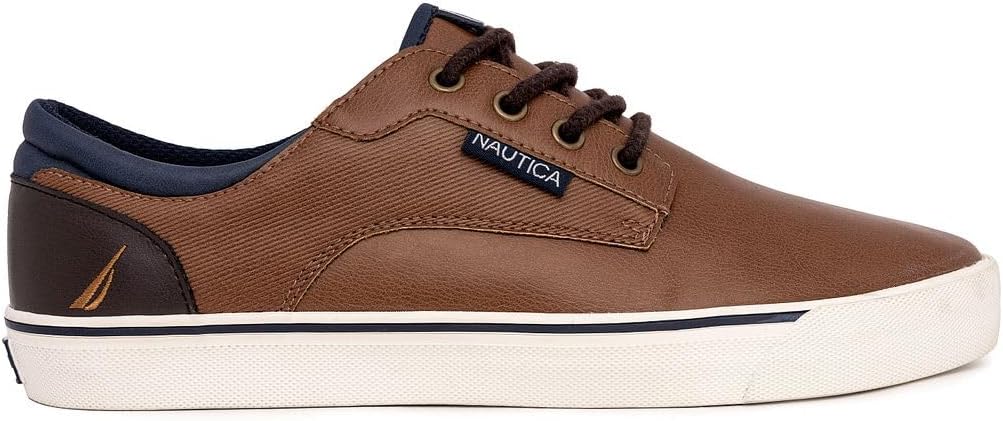 Nautica Men's Classic Lace-Up Boat Shoes Low Top Fashion Sneaker - Stylish and Comfortable Casual Shoe