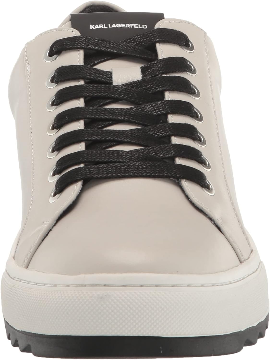 KARL LAGERFELD Men's Recycled Leather Low Top Sneaker