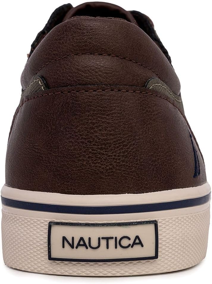 Nautica Men's Classic Lace-Up Boat Shoes Low Top Fashion Sneaker - Stylish and Comfortable Casual Shoe