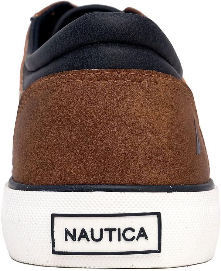 Nautica Men's Classic Lace-Up Boat Shoes Low Top Fashion Sneaker - Stylish and Comfortable Casual Shoe