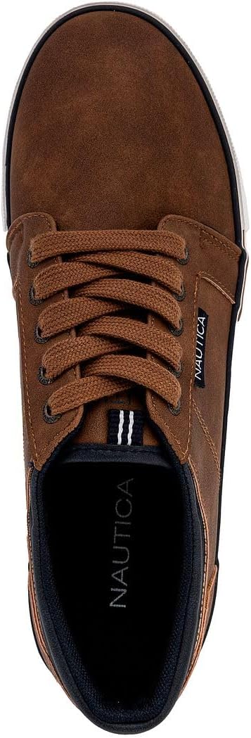 Nautica Men's Classic Lace-Up Boat Shoes Low Top Fashion Sneaker - Stylish and Comfortable Casual Shoe