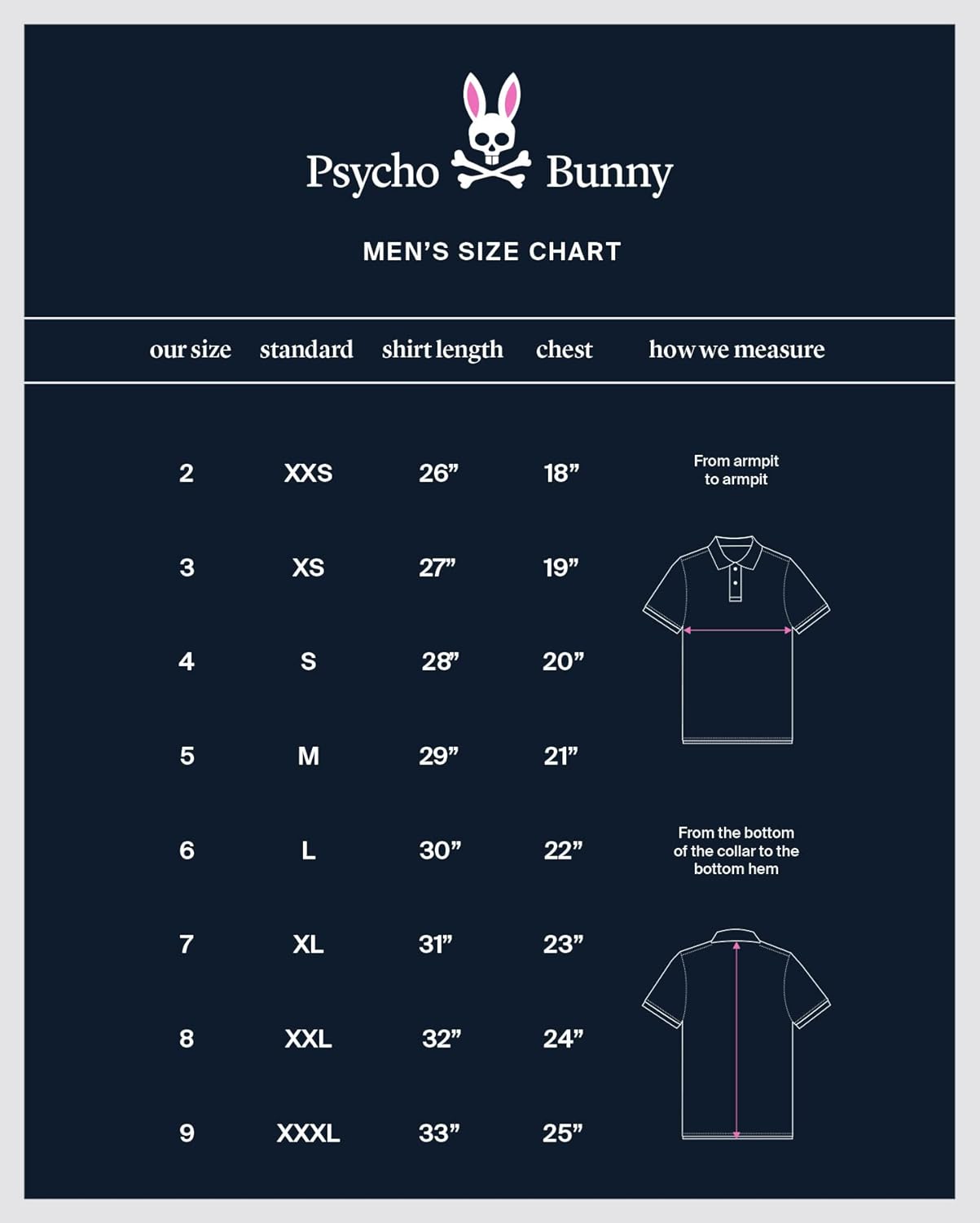 Psycho Bunny Men's The Classic Pique Polo Shirt