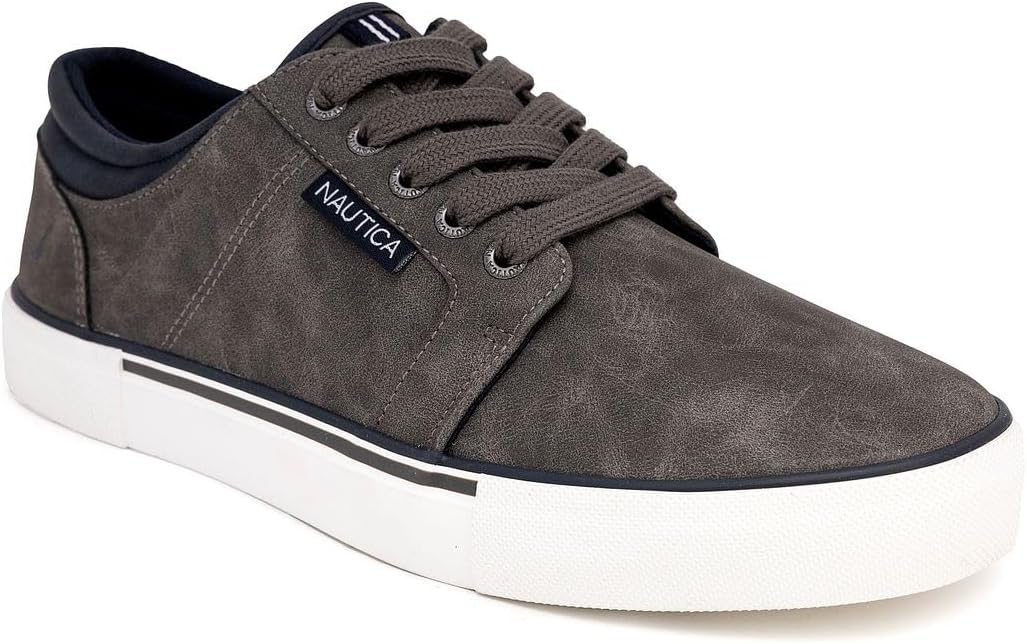 Nautica Men's Classic Lace-Up Boat Shoes Low Top Fashion Sneaker - Stylish and Comfortable Casual Shoe