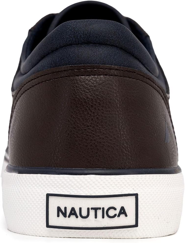 Nautica Men's Classic Lace-Up Boat Shoes Low Top Fashion Sneaker - Stylish and Comfortable Casual Shoe