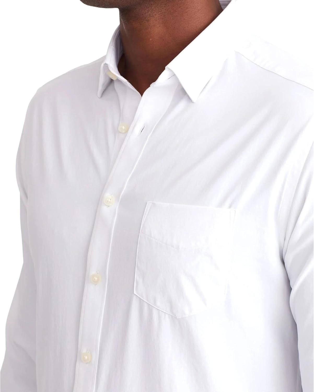 UNTUCKit Gironde - Untucked Performance Shirt for Men, Long Sleeve, Wrinkle-Free, Black, Regular Fit