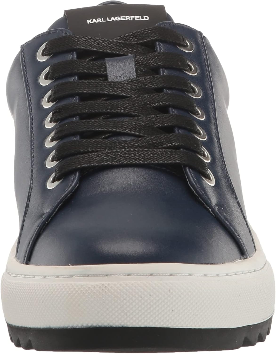 KARL LAGERFELD Men's Recycled Leather Low Top Sneaker