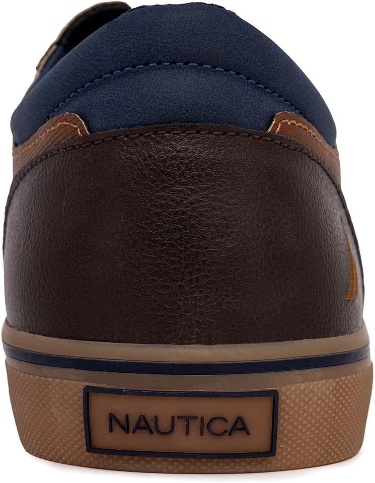 Nautica Men's Classic Lace-Up Boat Shoes Low Top Fashion Sneaker - Stylish and Comfortable Casual Shoe