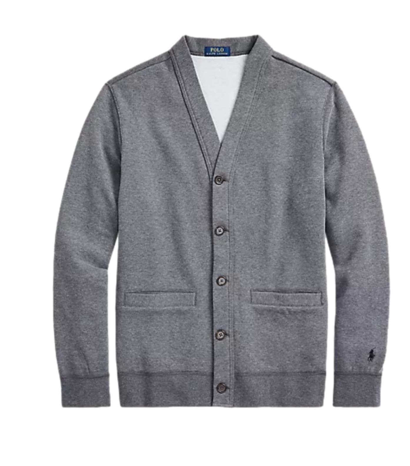 Polo Ralph Lauren The RL Fleece Cardigan (US, Alpha, X-Large, Regular, Regular, Barclay Heather)