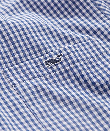 vineyard vines Men's Gingham Stretch Poplin Shirt