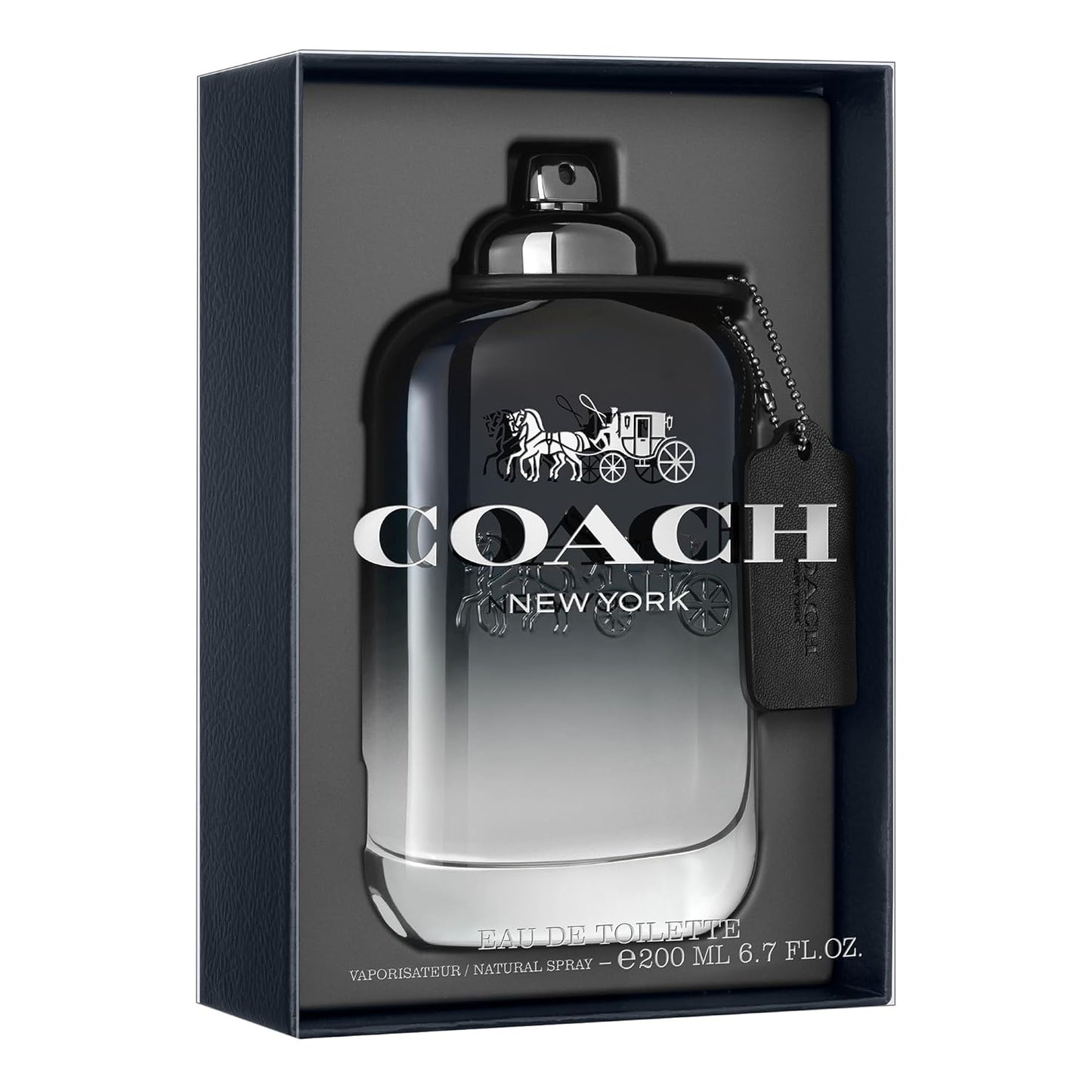 Coach for Men Eau de Toilette - Long Lasting Fragrance with notes of Pear Nashi, Cardamom & Vetiver - Fougere & Woody