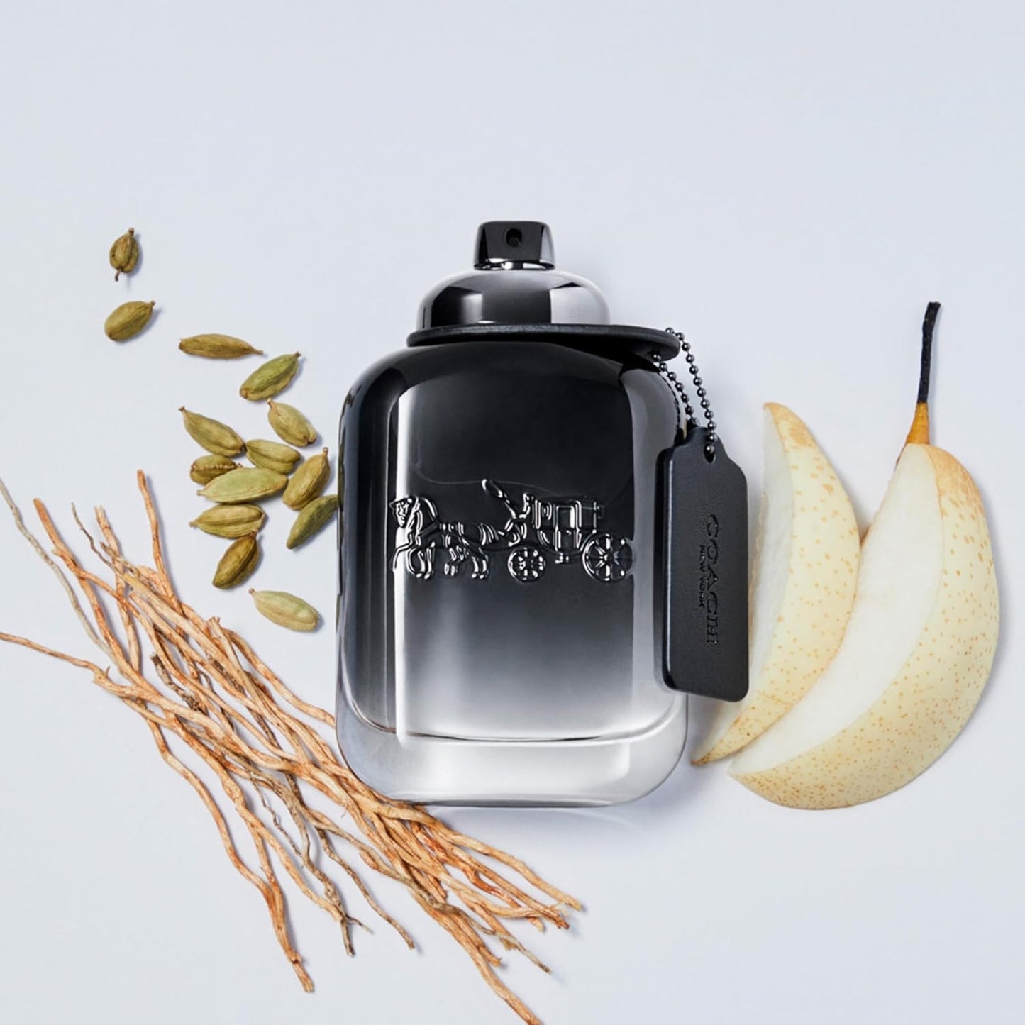 Coach for Men Eau de Toilette - Long Lasting Fragrance with notes of Pear Nashi, Cardamom & Vetiver - Fougere & Woody