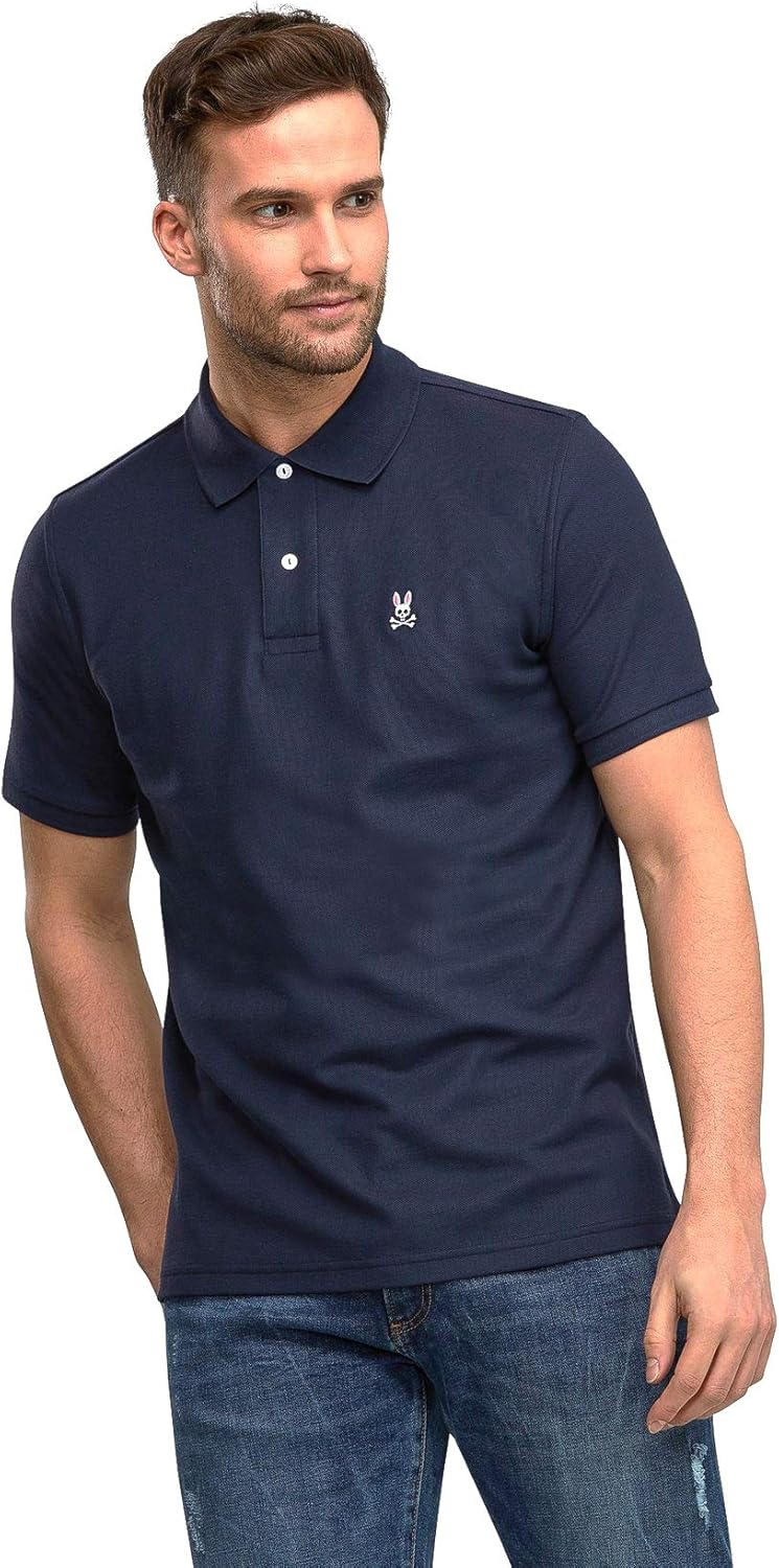 Psycho Bunny Men's The Classic Pique Polo Shirt