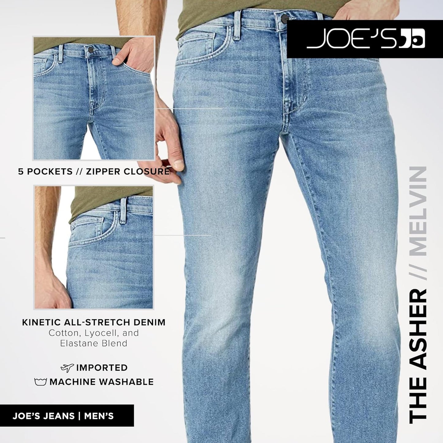 Joe's Jeans Men's Fashion Asher Slim Fit