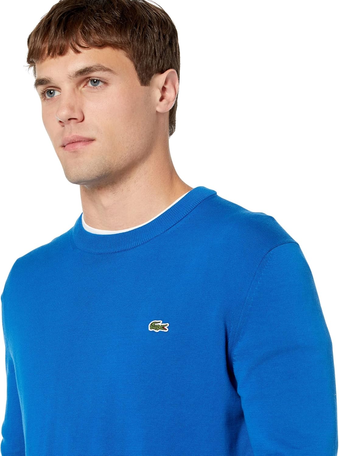 Lacoste Men's Long Sleeve Crew Neck Regular Fit Sweater