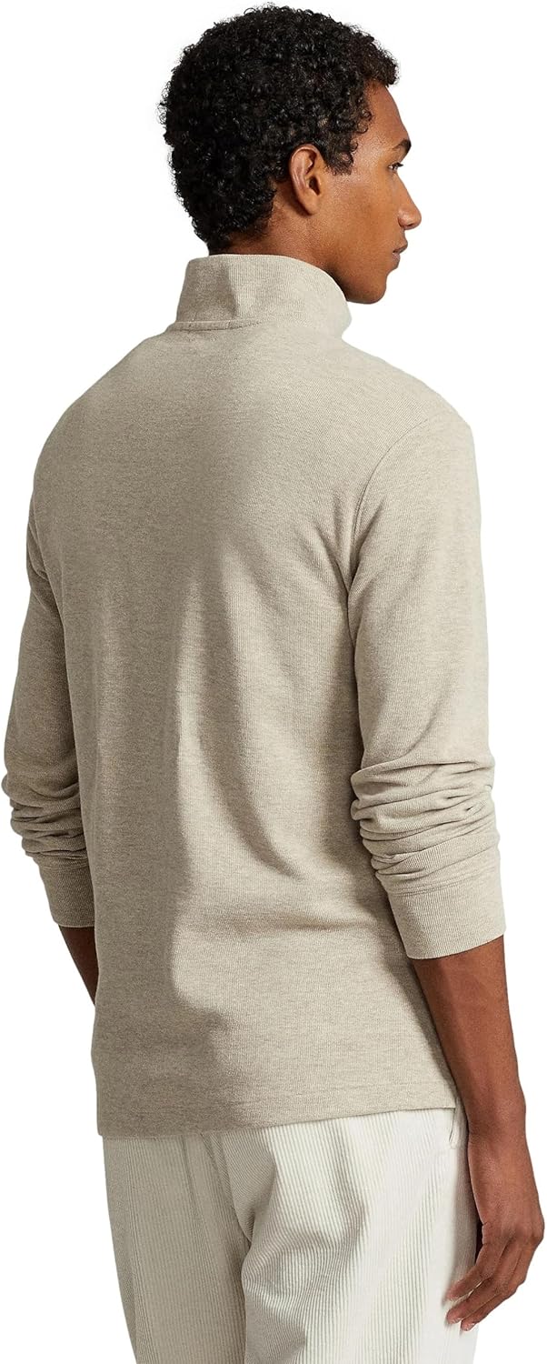 POLO RALPH LAUREN Men's Classic Estate-Rib Quarter-Zip Pullover Sweater