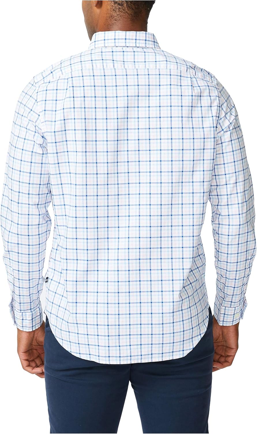 Nautica Men's Classic Fit Stretch Solid Long Sleeve Button Down Shirt