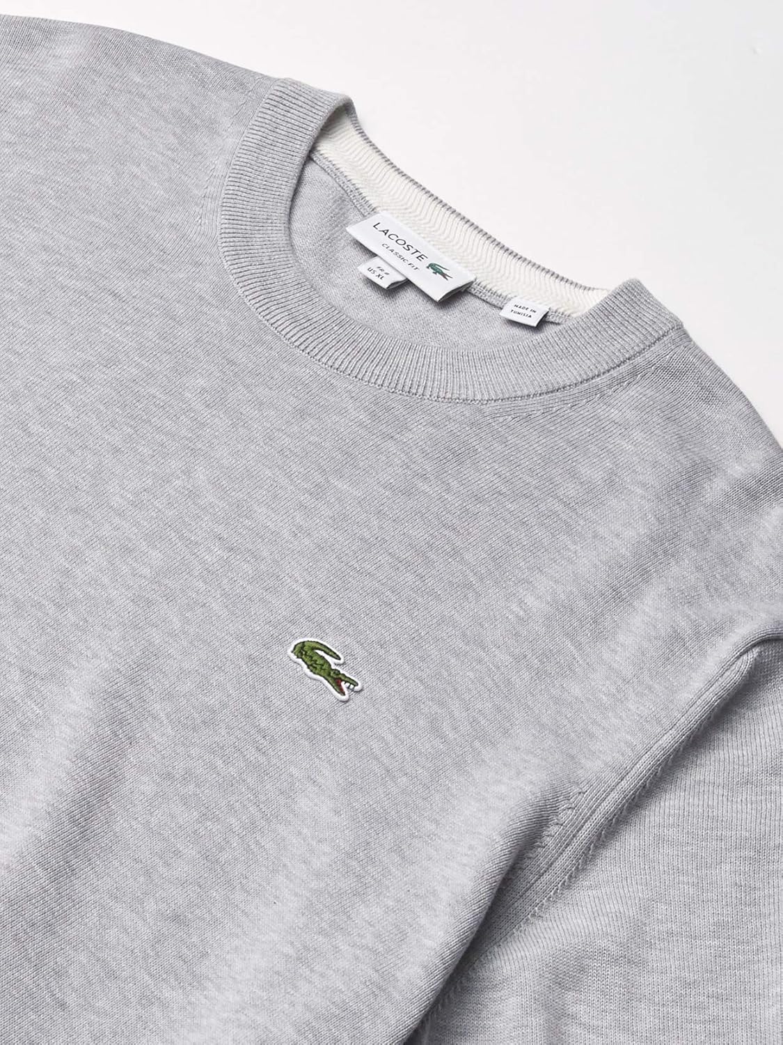 Lacoste Men's Long Sleeve Crew Neck Regular Fit Sweater