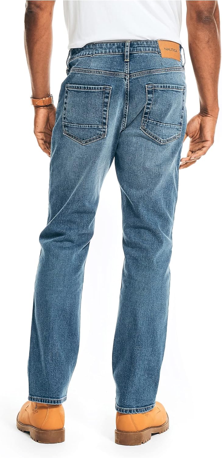 Nautica Men's Vintage Straight Stretch Denim